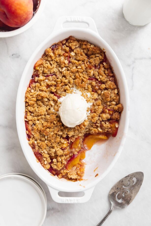 peach crisp