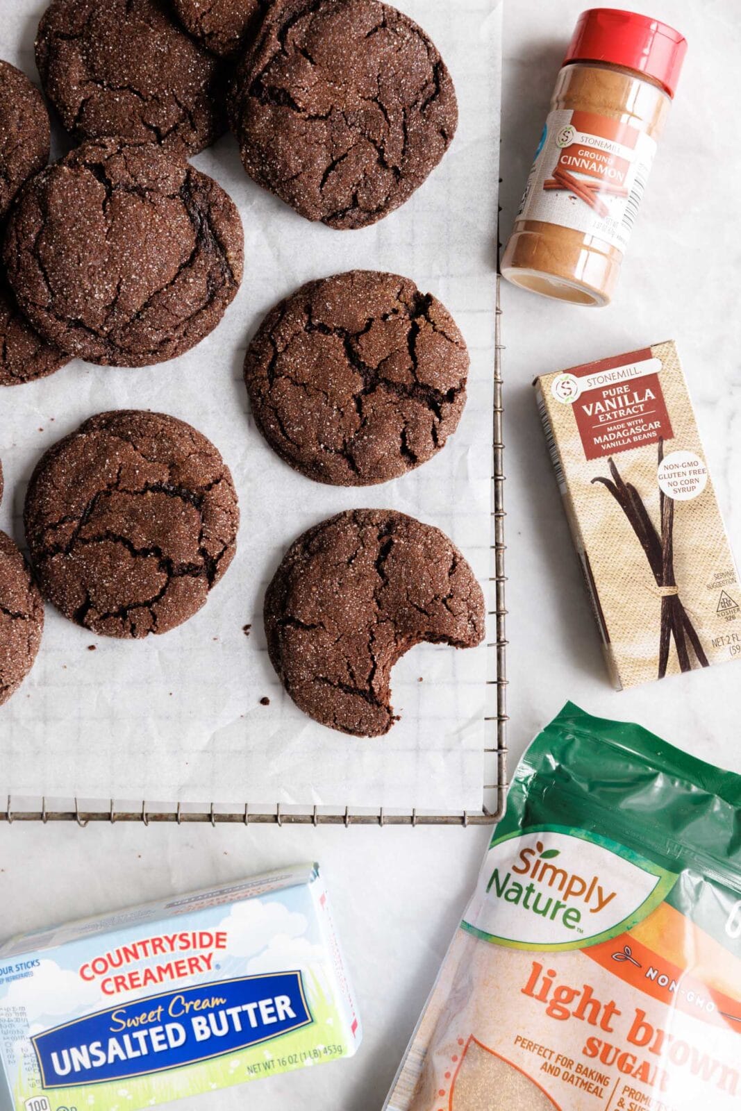 chocolate gingerbread cookies
