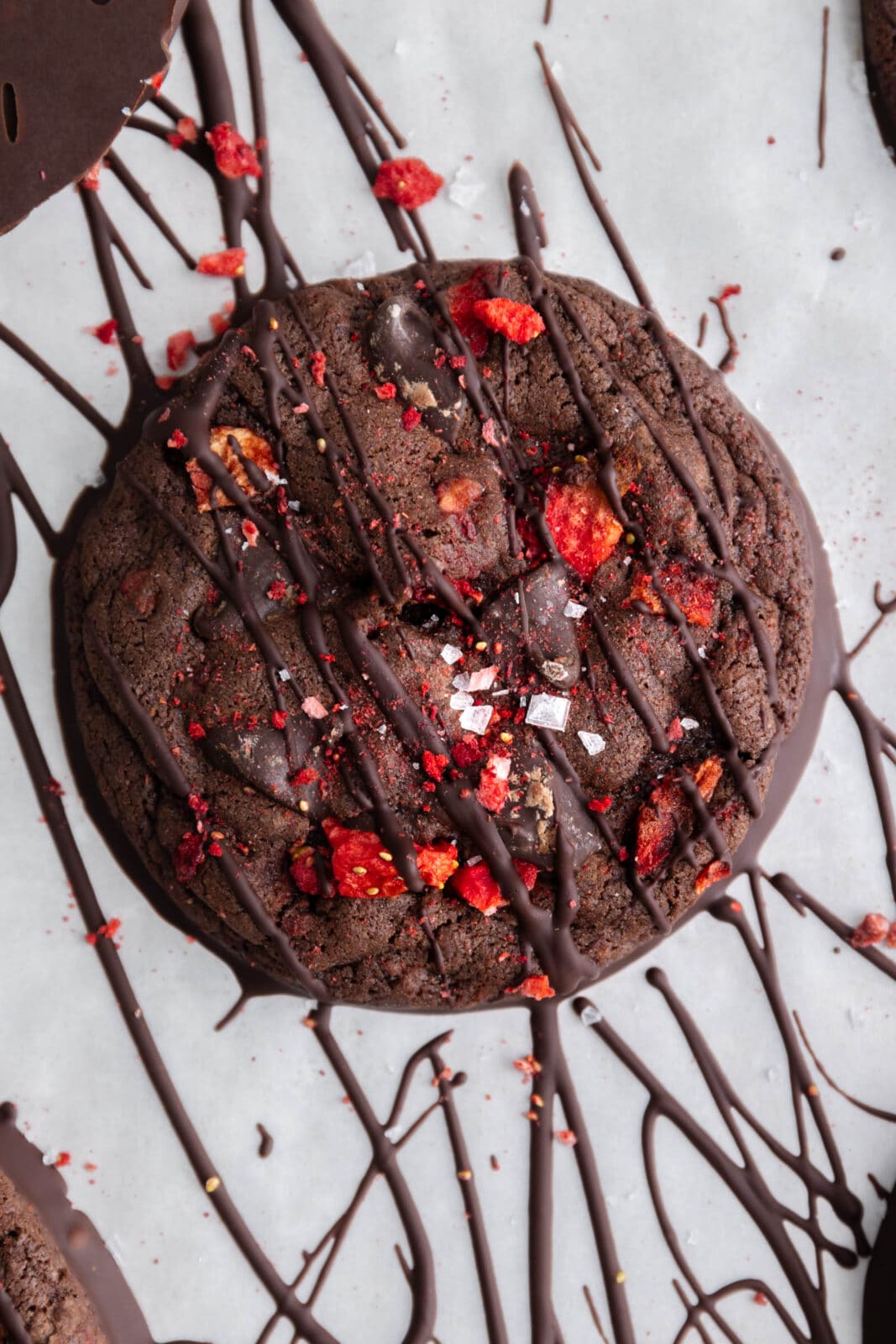 chocolate covered strawberry cookies