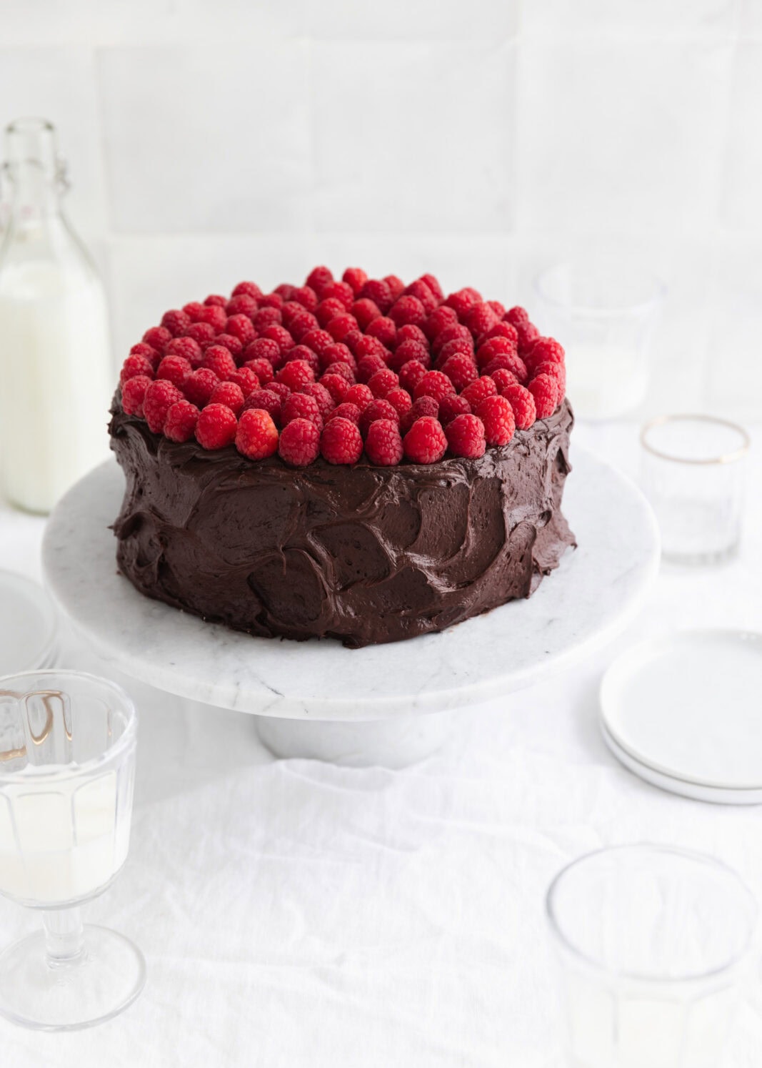 raspberry chocolate cake