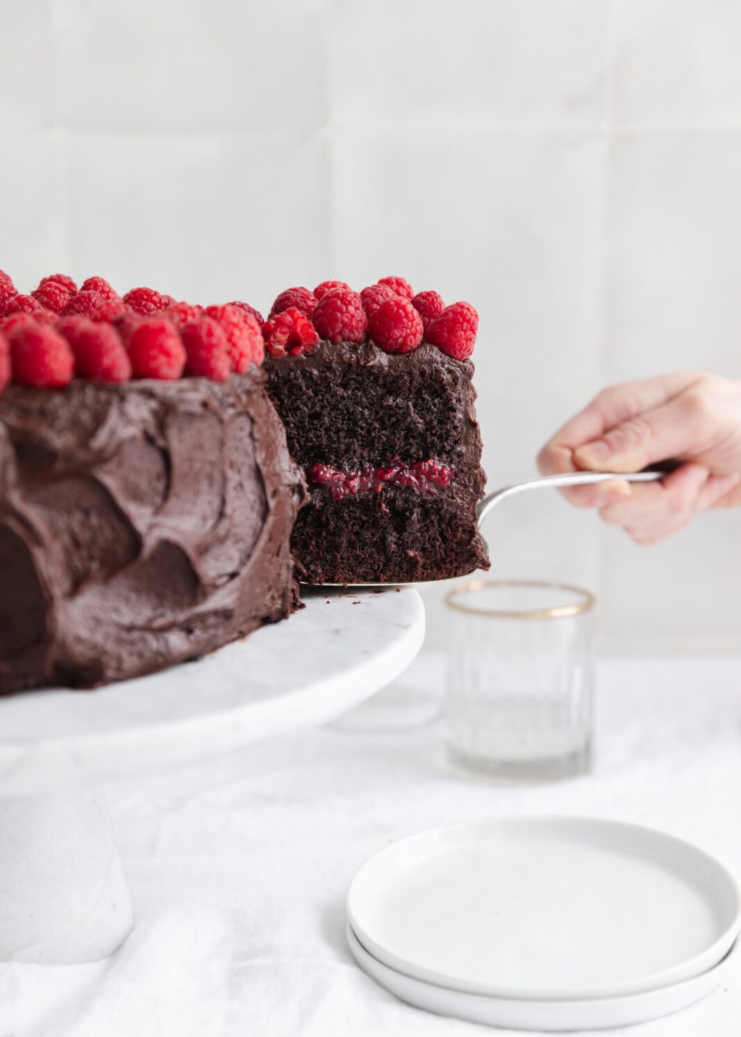 raspberry chocolate cake