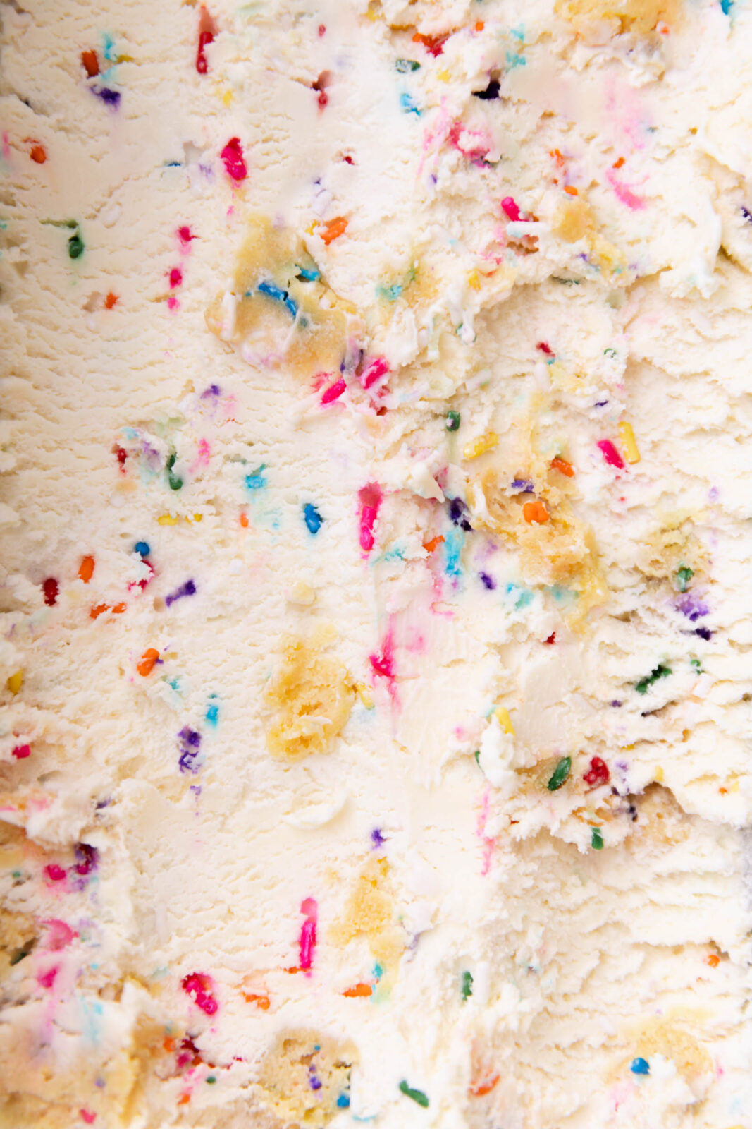 homemade cake batter ice cream