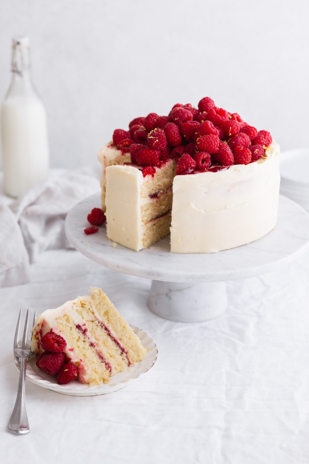 raspberry lemon cake