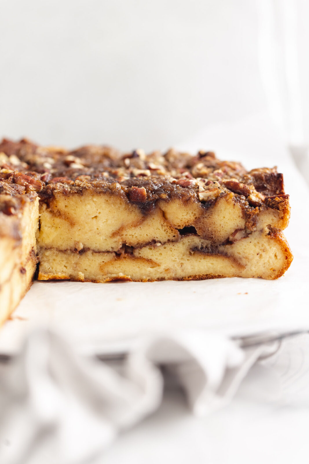maple pecan bread pudding