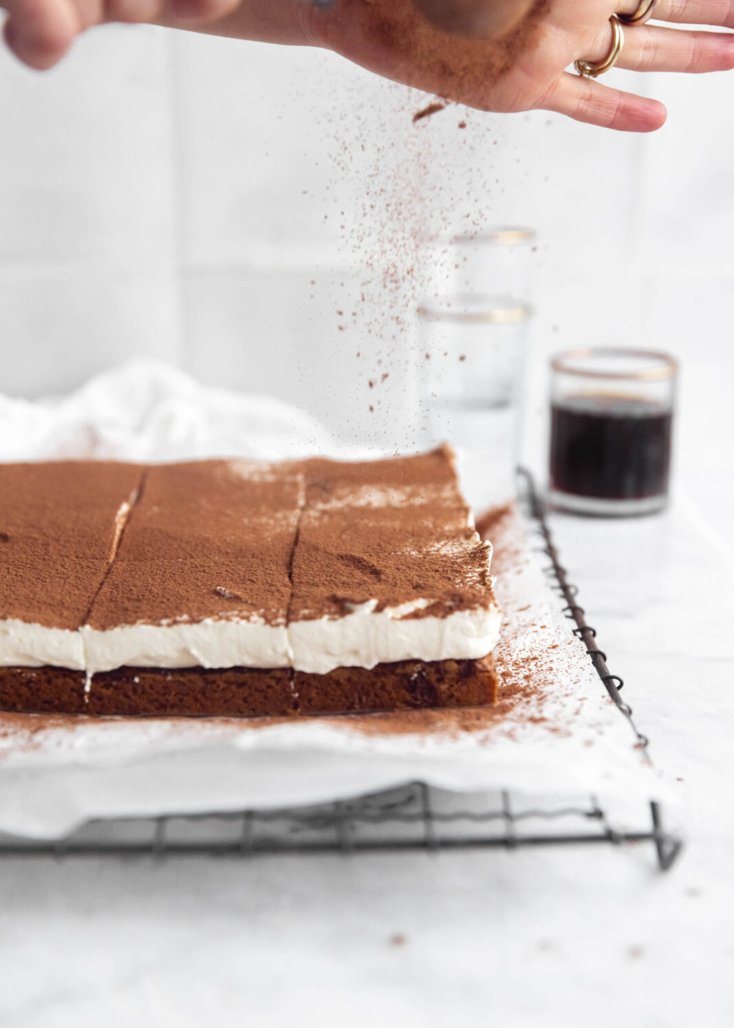 tiramisu blondies