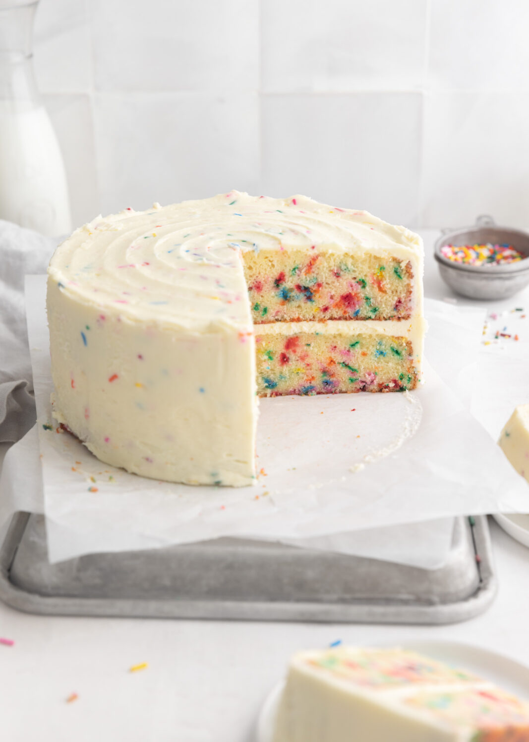 homemade funfetti cake