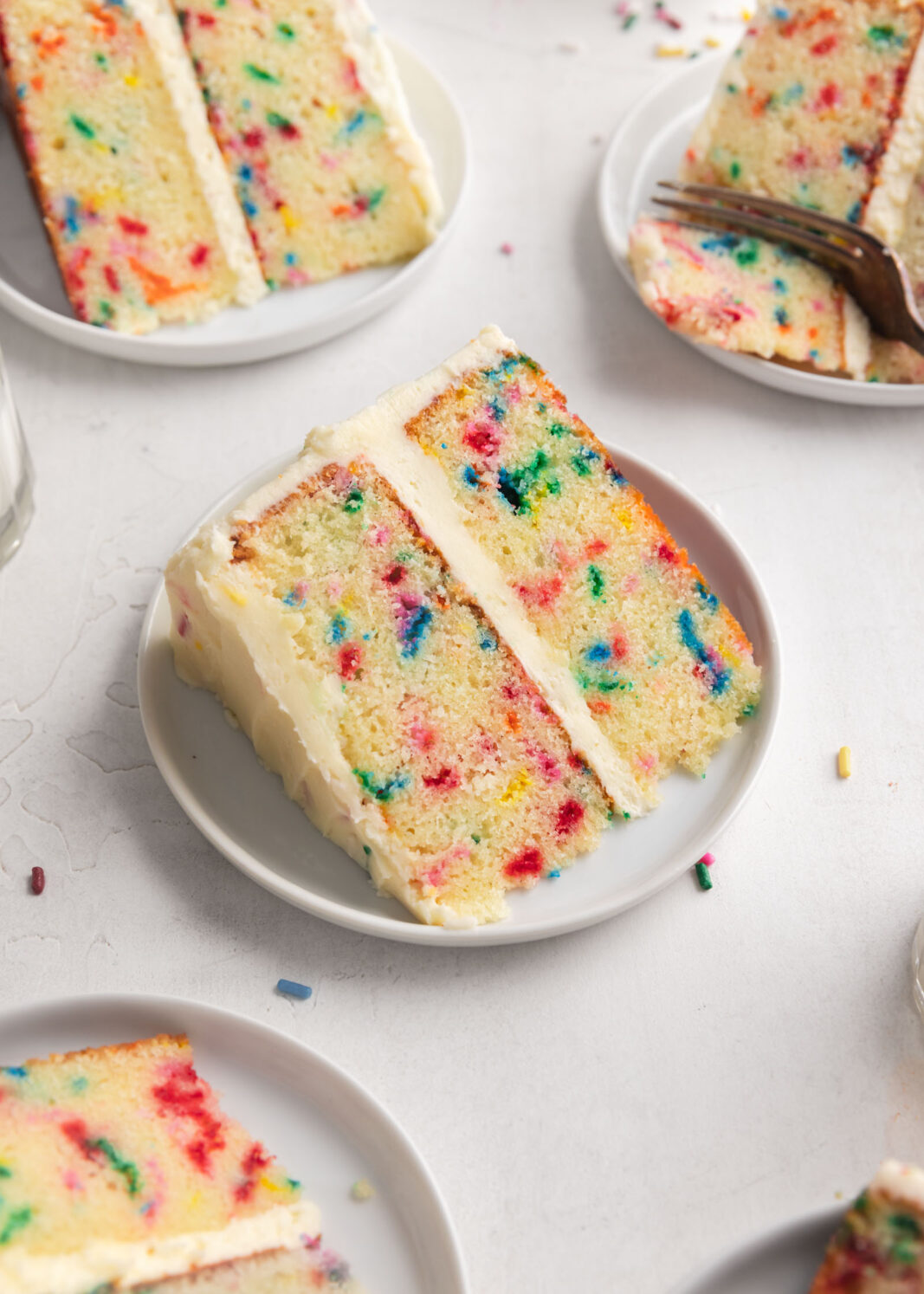 homemade funfetti cake