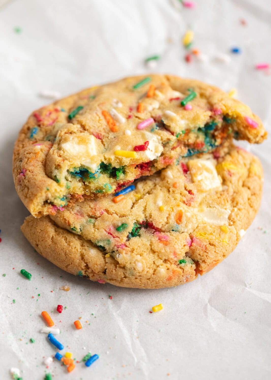 single serve funfetti cookie