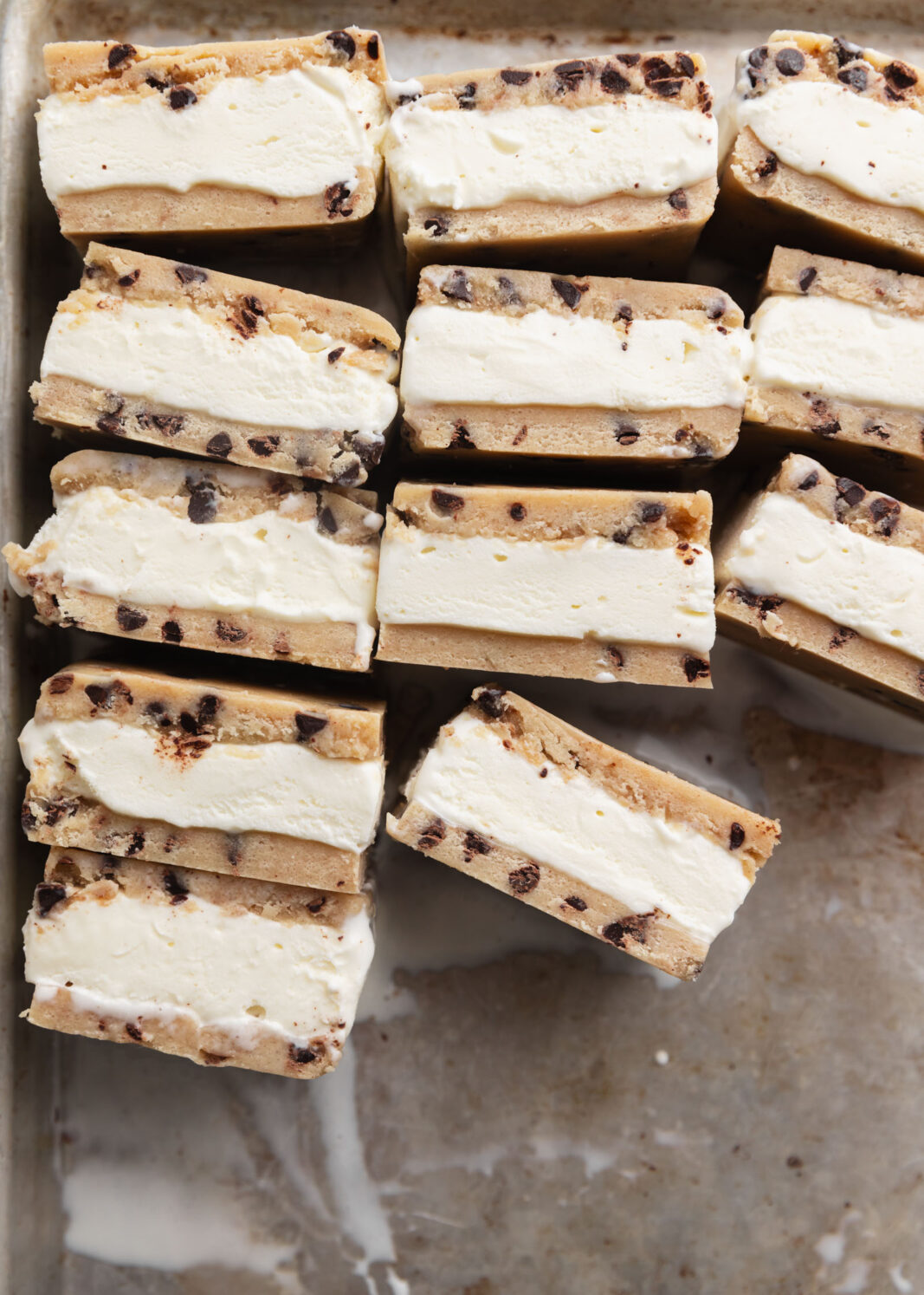 cookie dough ice cream sandwiches