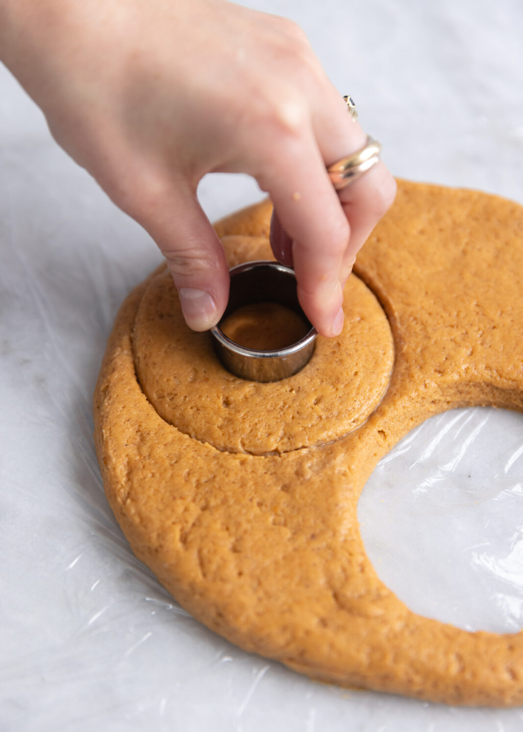 cut out center holes