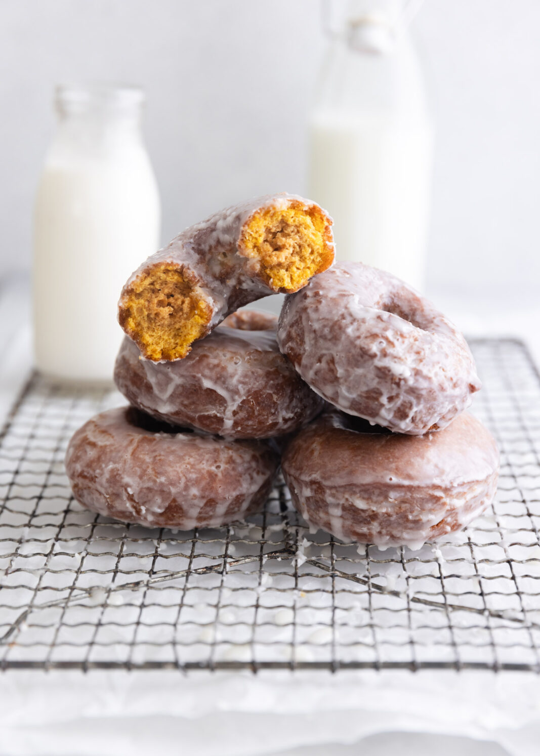 homemade pumpkin donuts
