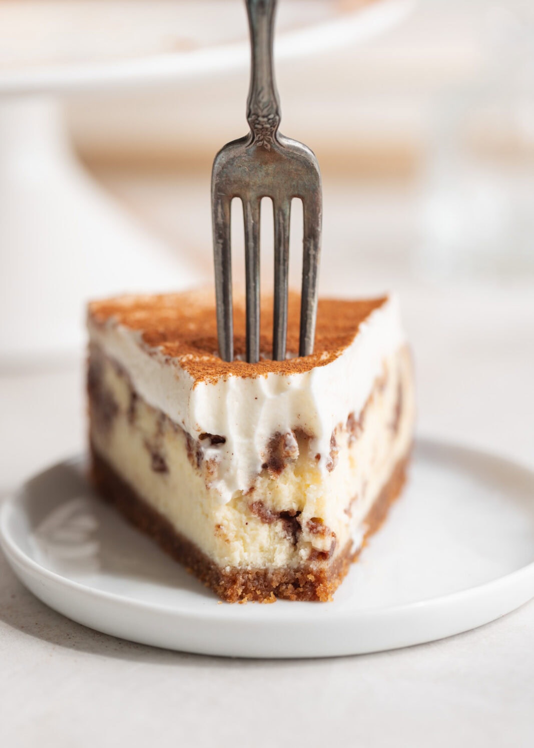 cinnamon roll cheesecake
