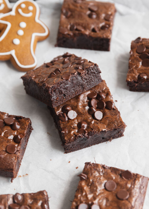 gingerbread brownies