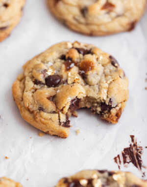 Millionaire Toffee Chocolate Chunk Cookies